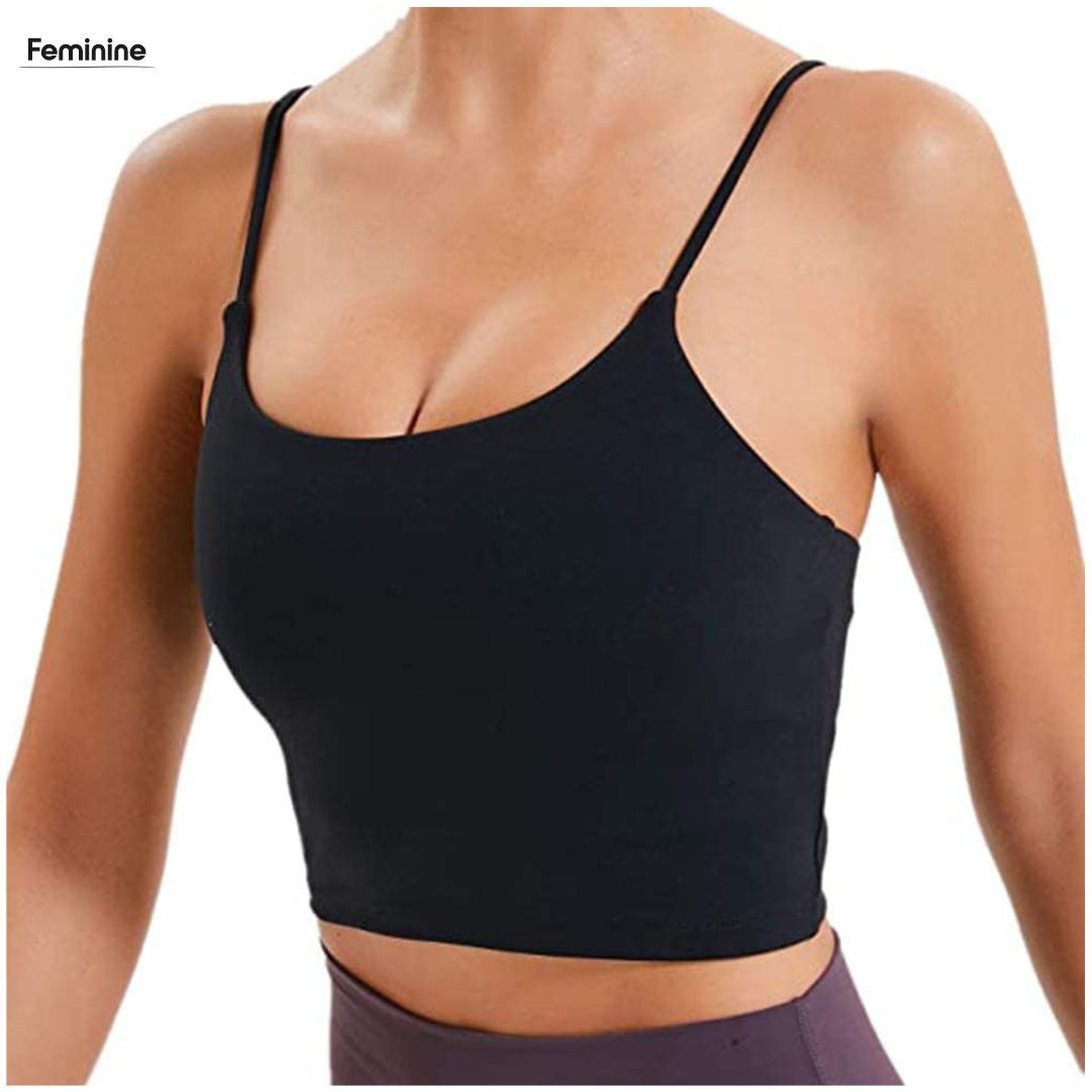 CROPPED COM SUTIÃ EMBUTIDO® (KIT COM 3 PEÇAS)