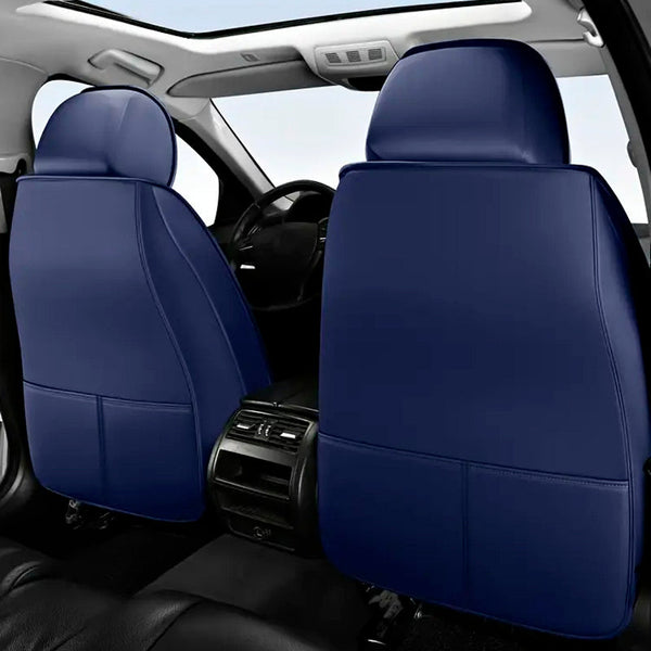Kit Capa Banco de Carro Completo em Couro Legítimo Italiano + BRINDE: Kit Tapete Completo (SERVE EM TODOS OS CARROS))
