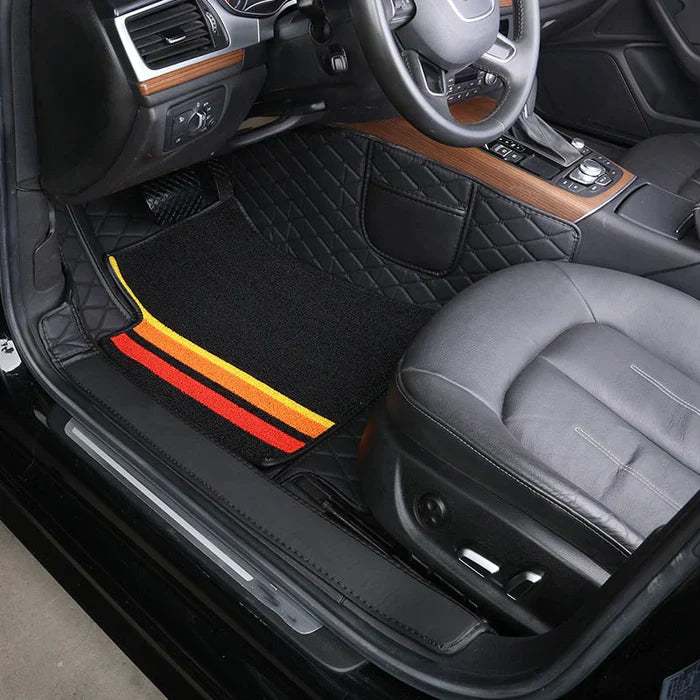 LuxDrive – Kit de Tapetes Premium com Personalização (4 Peças) (🔥ÚLTIMAS UNIDADES)
