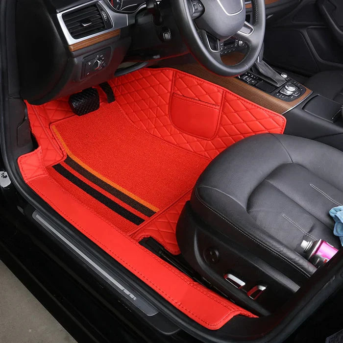 LuxDrive – Kit de Tapetes Premium com Personalização (4 Peças) (🔥ÚLTIMAS UNIDADES)