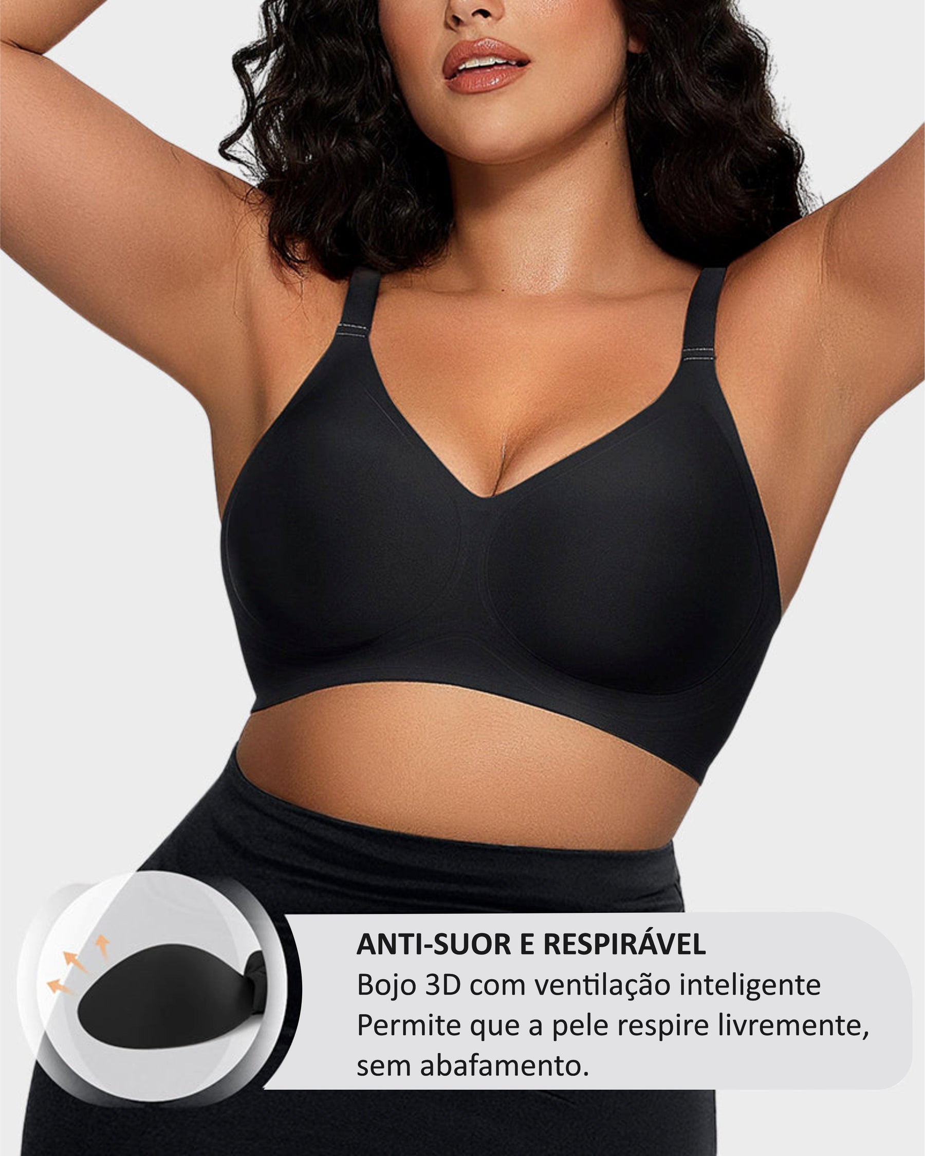 SUTIÃ MODELADOR BELLA SOFT (COMPRE 1 LEVE 3)
