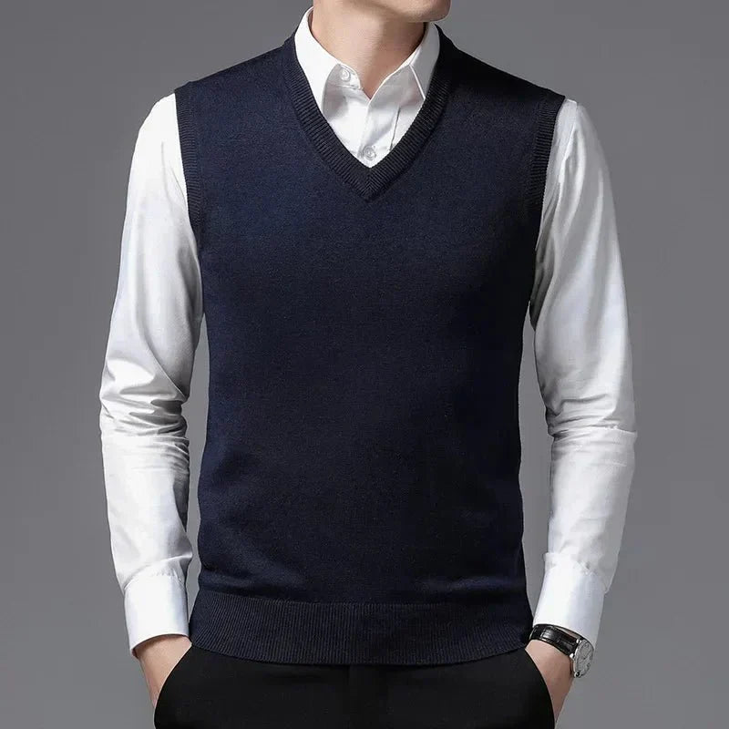 Colete Masculino de Lã - Elegância e Conforto