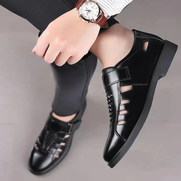 Sandália Masculina de Couro