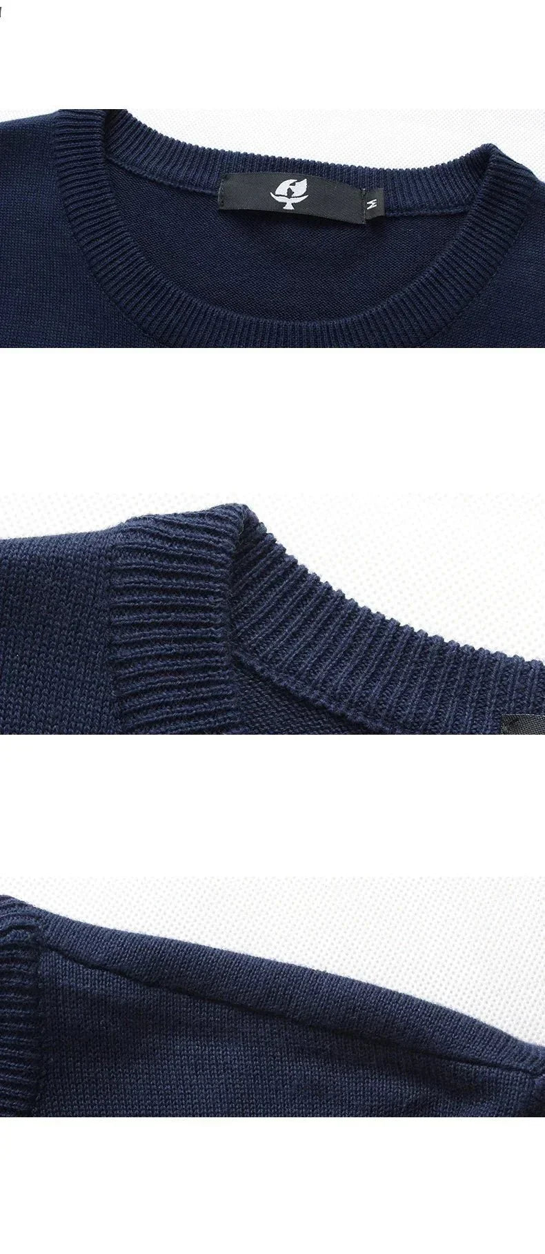 Suéter Masculino Listrado Slim Fit