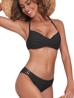 Biquíni Halter Twist & Lift