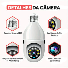 [PROMOÇÃO] Kit de Câmeras de Segurança 360° Noturna 4K | Somente Hoje!