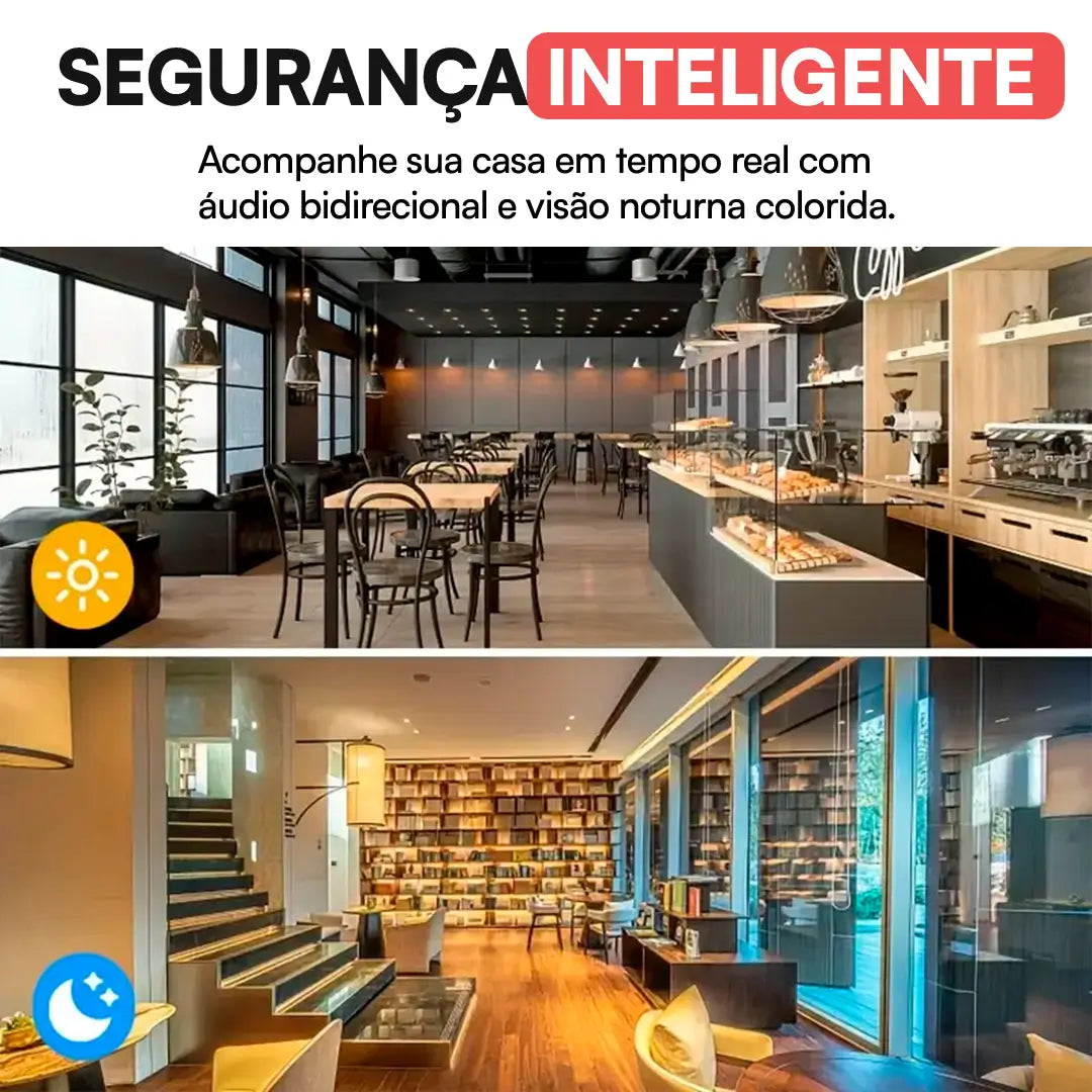 [PROMOÇÃO] Kit de Câmeras de Segurança 360° Noturna 4K | Somente Hoje!