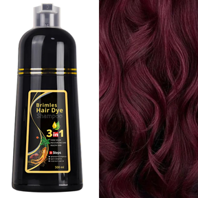 (COMPRE 1 E LEVE 2) Shampoo Brimless Natural 3 em 1 - Cabelos Pretos Intensos em Apenas 5 Minutos