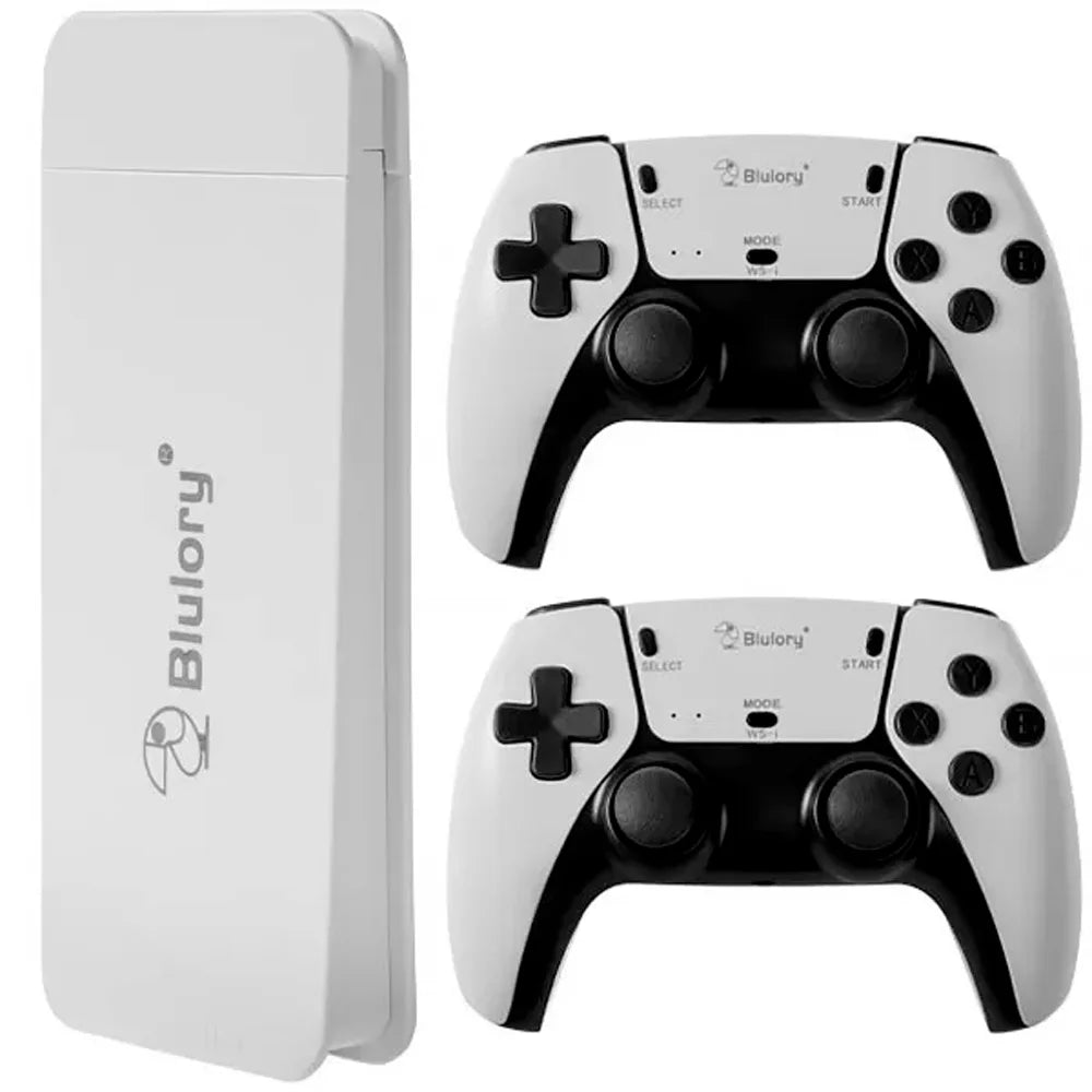 🔥 Mega Promo Console Game Stick M15 Pro 4K 3D 64GB 20mil jogos R36S K5 X12 - Branco 🔥