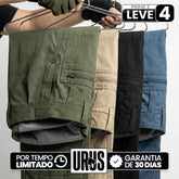[Leve 4, Pague Só 2!] Calça Tática Delta Masculina em Ripstop Impermeável e Forro Mesh com Joelhos Articulados