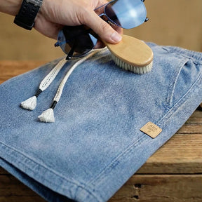 [Leve 4, Pague Só 2!] Bermuda Jeans Knox Masculina em Sarja de Algodão e Poliéster + BRINDES ( PREÇO DE ATACADO)