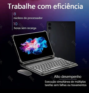 🔥 Tablet Ultra Max Pro 10.1” – 12GB RAM + 512GB | Super Tela, Alto Desempenho e Bateria de Longa Duração + BRINDE: Capinha, Teclado, Caneta e Carregador