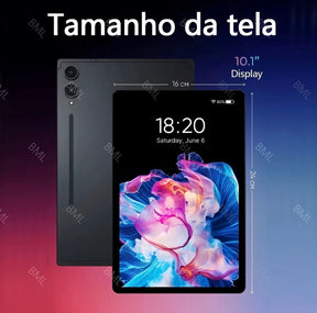 🔥 Tablet Ultra Max Pro 10.1” – 12GB RAM + 512GB | Super Tela, Alto Desempenho e Bateria de Longa Duração + BRINDE: Capinha, Teclado, Caneta e Carregador