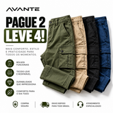 [Leve 4, Pague Só 2!] Calça Tática Delta Masculina em Ripstop Impermeável e Forro Mesh com Joelhos Articulados
