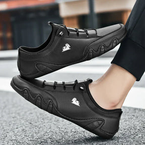 Mocassim Masculino Confortável de Couro Sintético