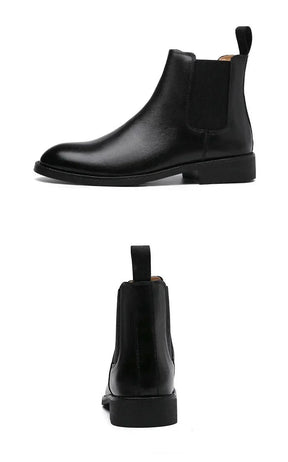 Bota Masculina de Couro Elegance - Conforto e Estilo para o Inverno