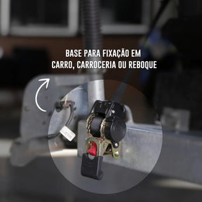 Par De Cinta Amarração Carga Catraca Automática Fita Retrátil 800 Kg 2 Fitas Cor Preto