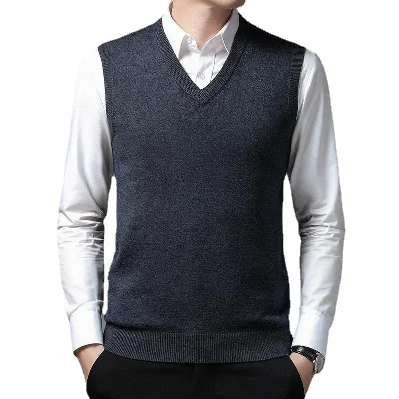 Colete Masculino de Lã - Elegância e Conforto