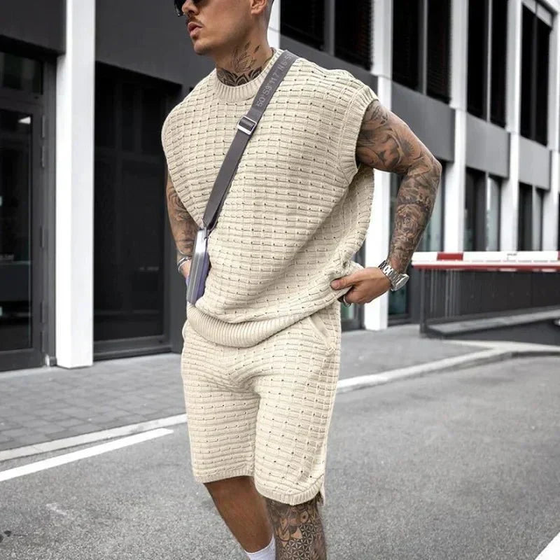 Conjunto Masculino Streetwear - Bermuda e Camiseta