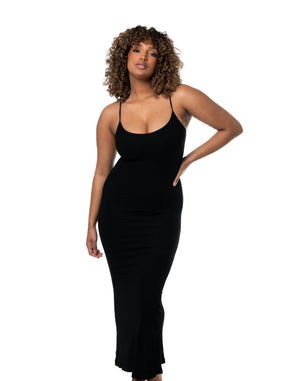 Vestido longo modelador