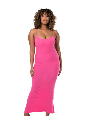 Vestido longo modelador